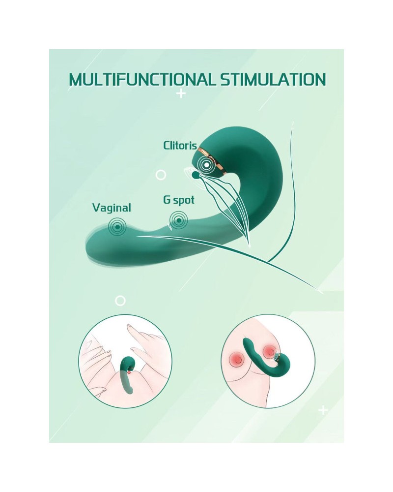 Ophelia's Dream Toys- G-Spot & Suction Vibrator
