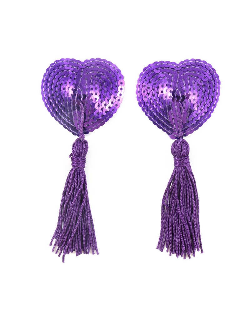 Ophelia's Dream Lingerie - Heart stickers purple