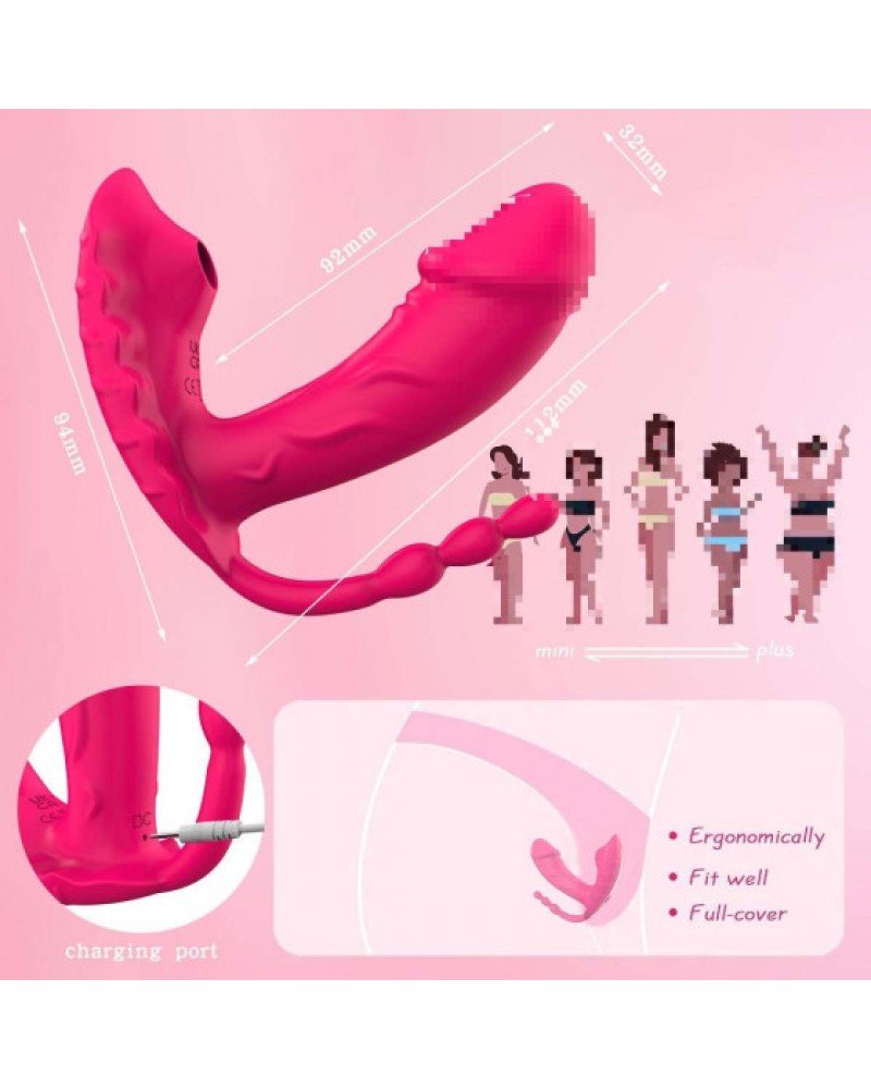 Ophelia's Dream Toys - App-Controlled Wearable Multi-Stimulation Vibrator