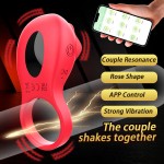 Ophelia's Dream Toys- Rose vibrating cock ring Ophelia's Dream Toys- Rose vibrating cock ring