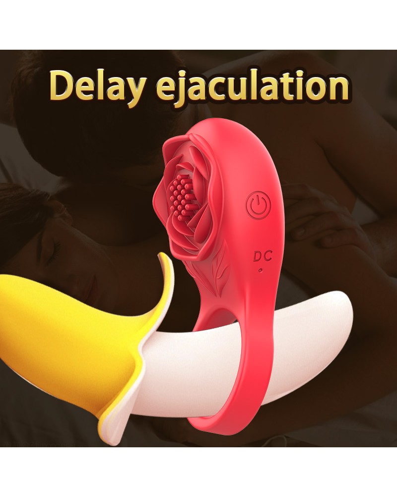 Ophelia's Dream Toys- Rose vibrating cock ring Ophelia's Dream Toys- Rose vibrating cock ring