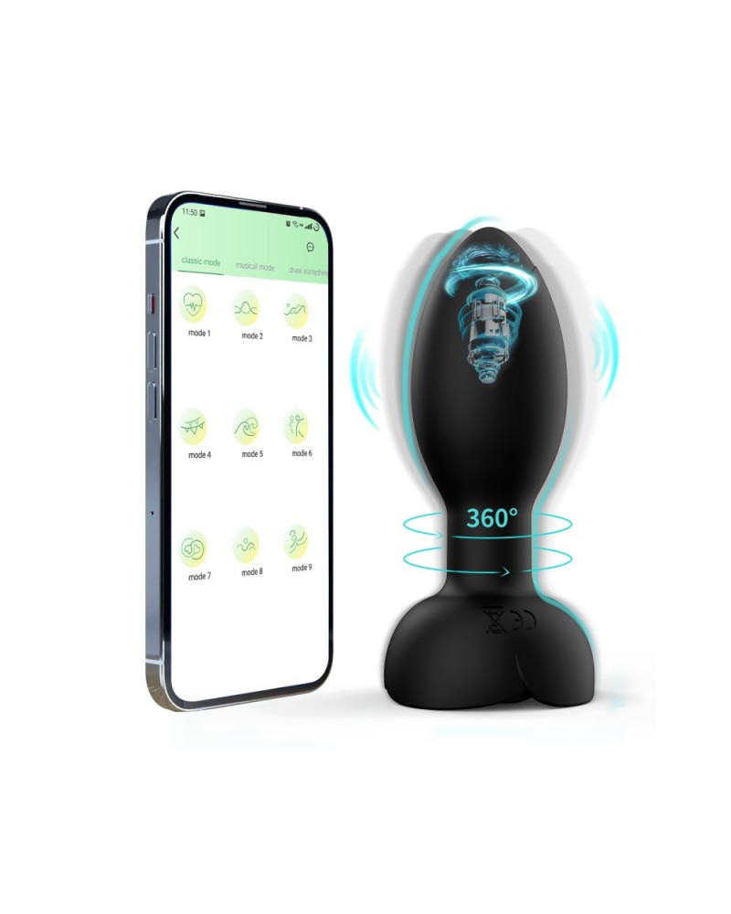 Ophelia's Dream Toys- Vibrating and rotating plug with APP