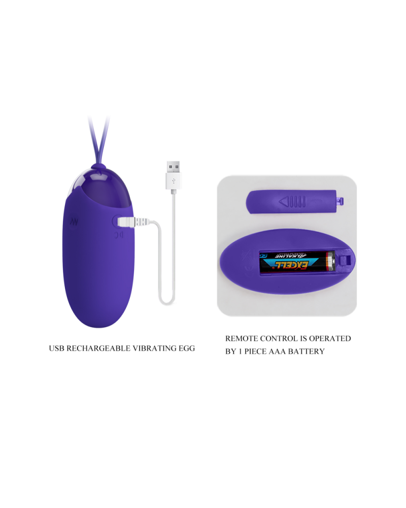 Berger-Youth Vibrating Egg with Remote Control