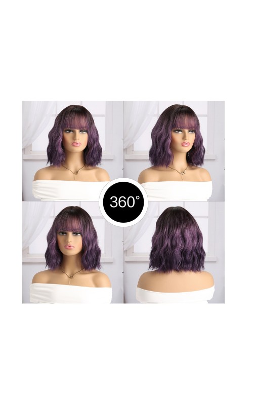 Ophelia's Dream Toys- Aubergine Purple Wig