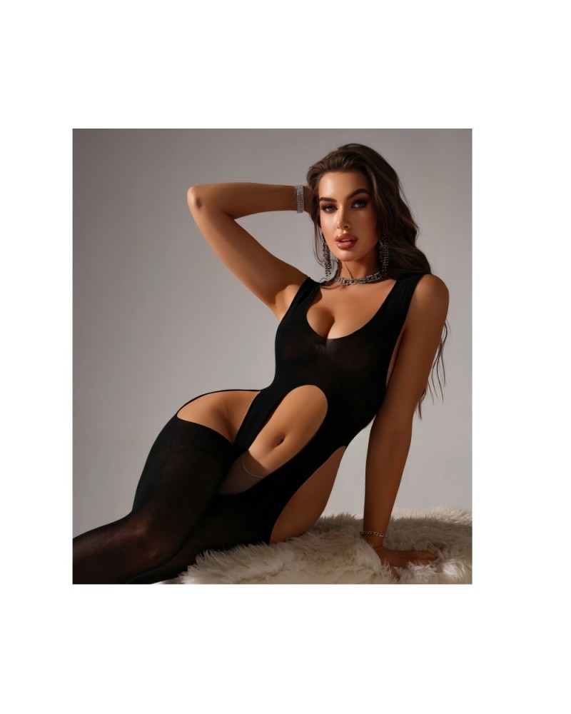 Ophelia's Dream Lingerie - Black catsuit