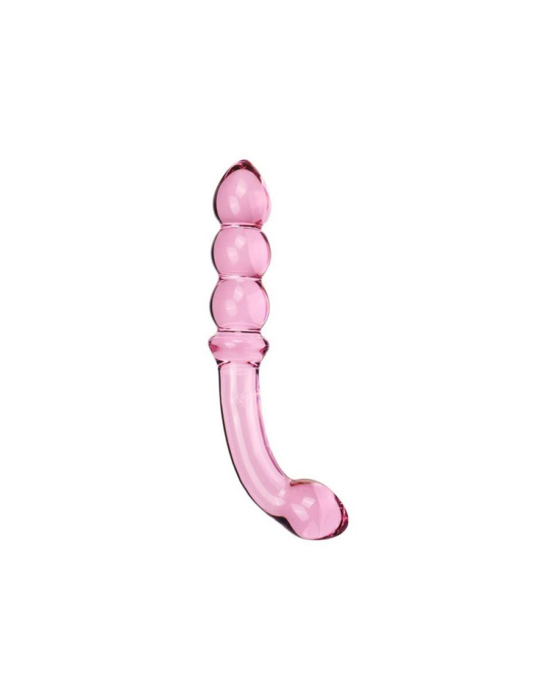 Ophelia's Dream Toys - Double dildo glass pink Ophelia's Dream Toys - Double dildo glass pink