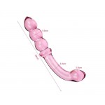 Ophelia's Dream Toys - Double dildo glass pink Ophelia's Dream Toys - Double dildo glass pink