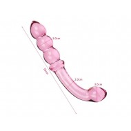 Ophelia's Dream Toys - Double dildo glass pink Ophelia's Dream Toys - Double dildo glass pink