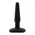 Butt Plug 4" Silicone Black	