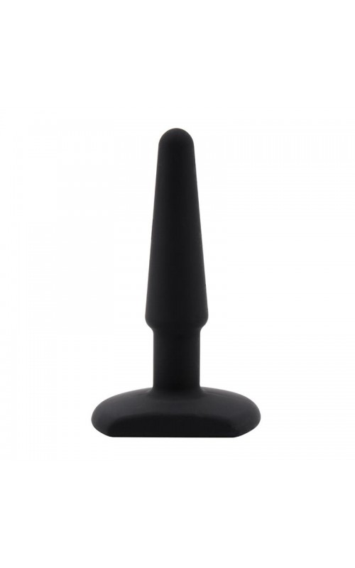 Butt Plug 4" Silicone Black	