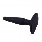 Butt Plug 4" Silicone Black	