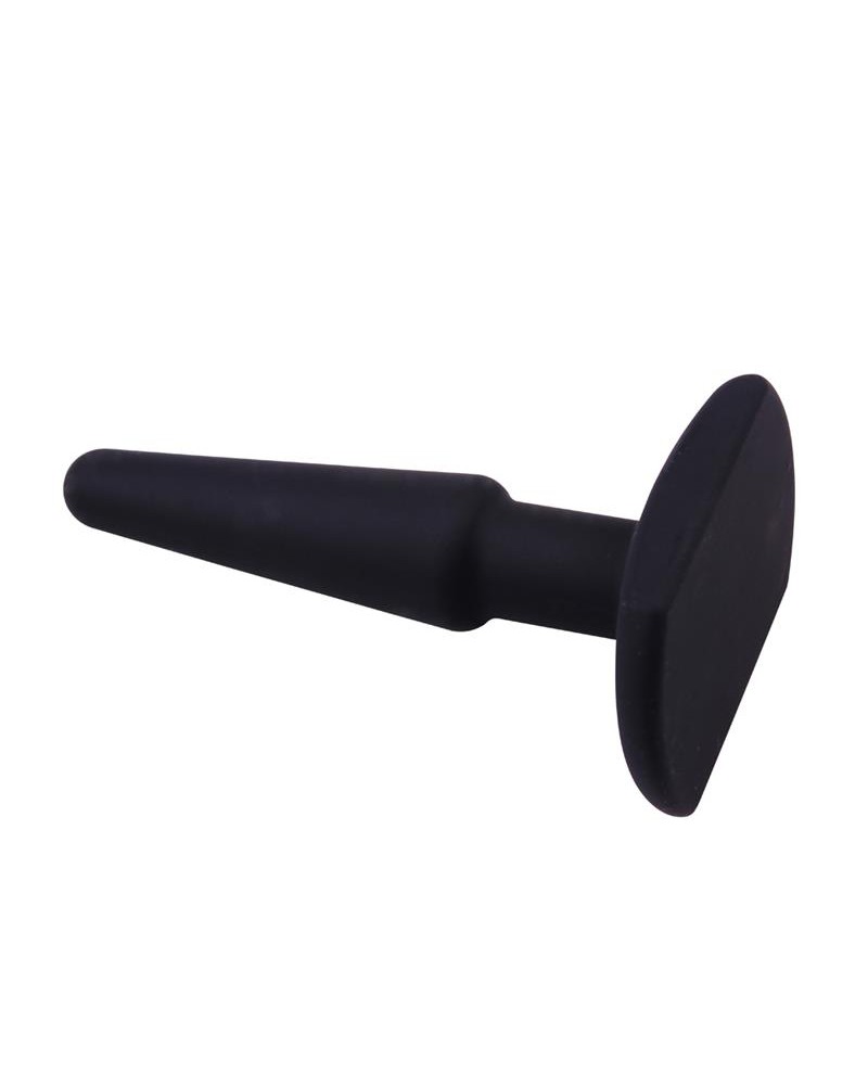 Butt Plug 4" Silicone Black	