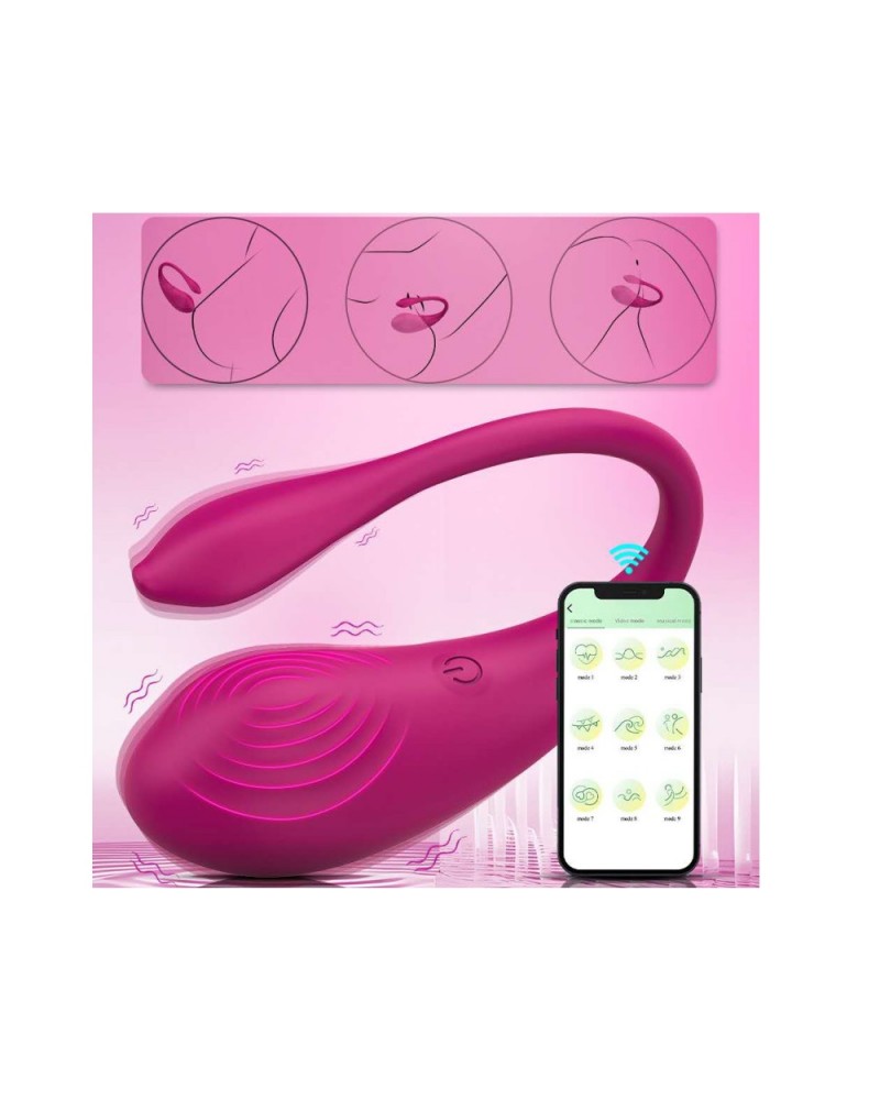 Ophelia's Dream Toys- App vibration egg fuchsia Ophelia's Dream Toys- App vibration egg fuchsia