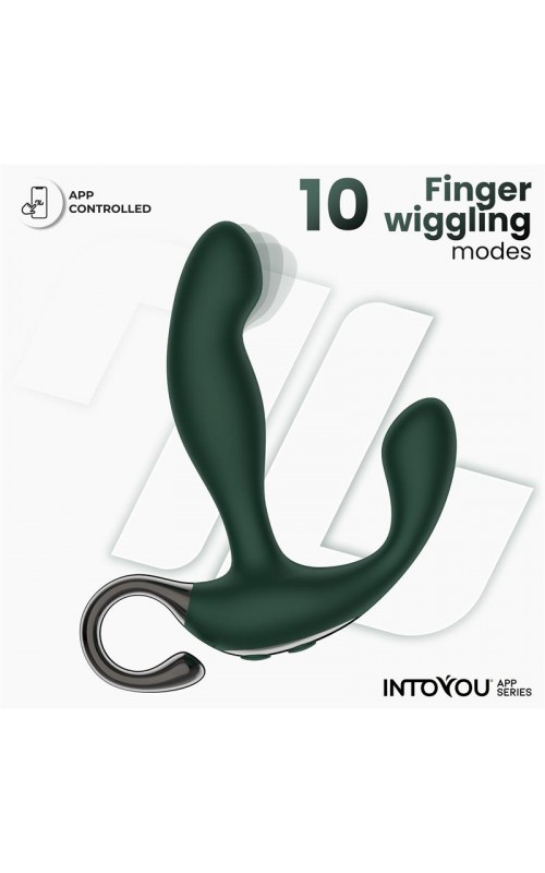 Greeny Prostate Massager with Finger Wiggling and App