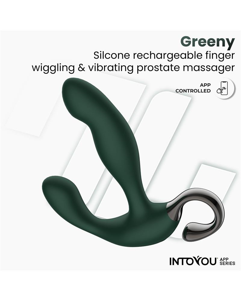 Greeny Prostate Massager with Finger Wiggling and App
