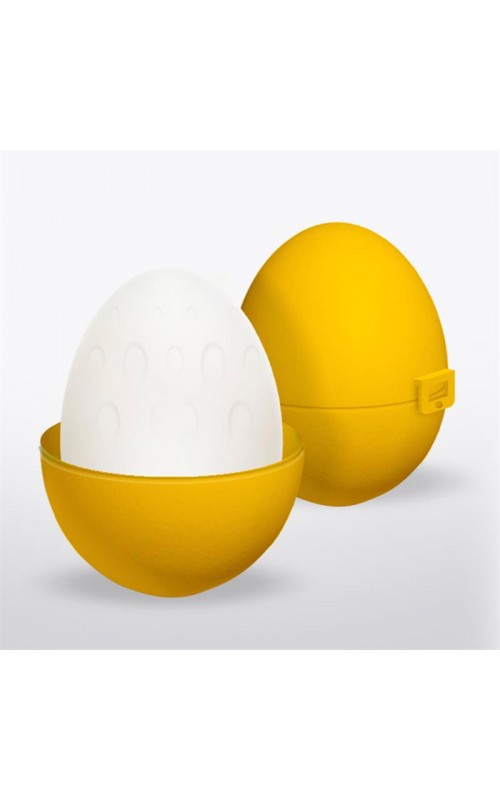 Grovy Masturbator Egg Elastic Yellow	