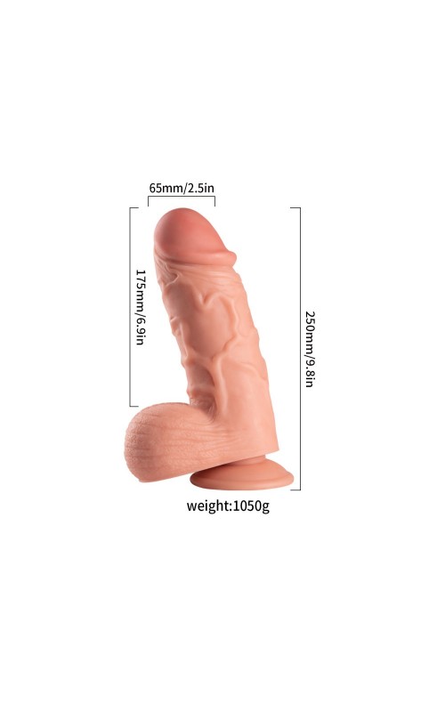 Ophelia's Dream Toys- Realistic Dildo 25cm Thick Vanilla
