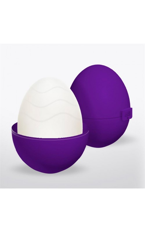 Spidey Masturbator Egg Elastic Purple	