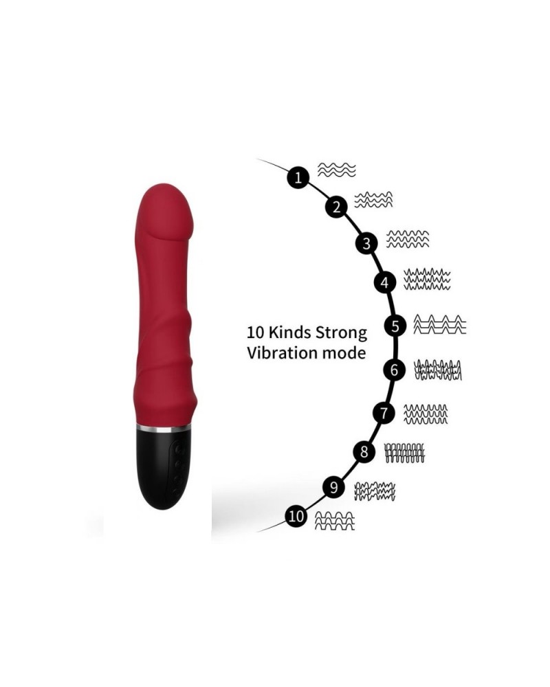 Ophelia's Dream Toys- Louis Vibrator Red Ophelia's Dream Toys- Louis Vibrator Red