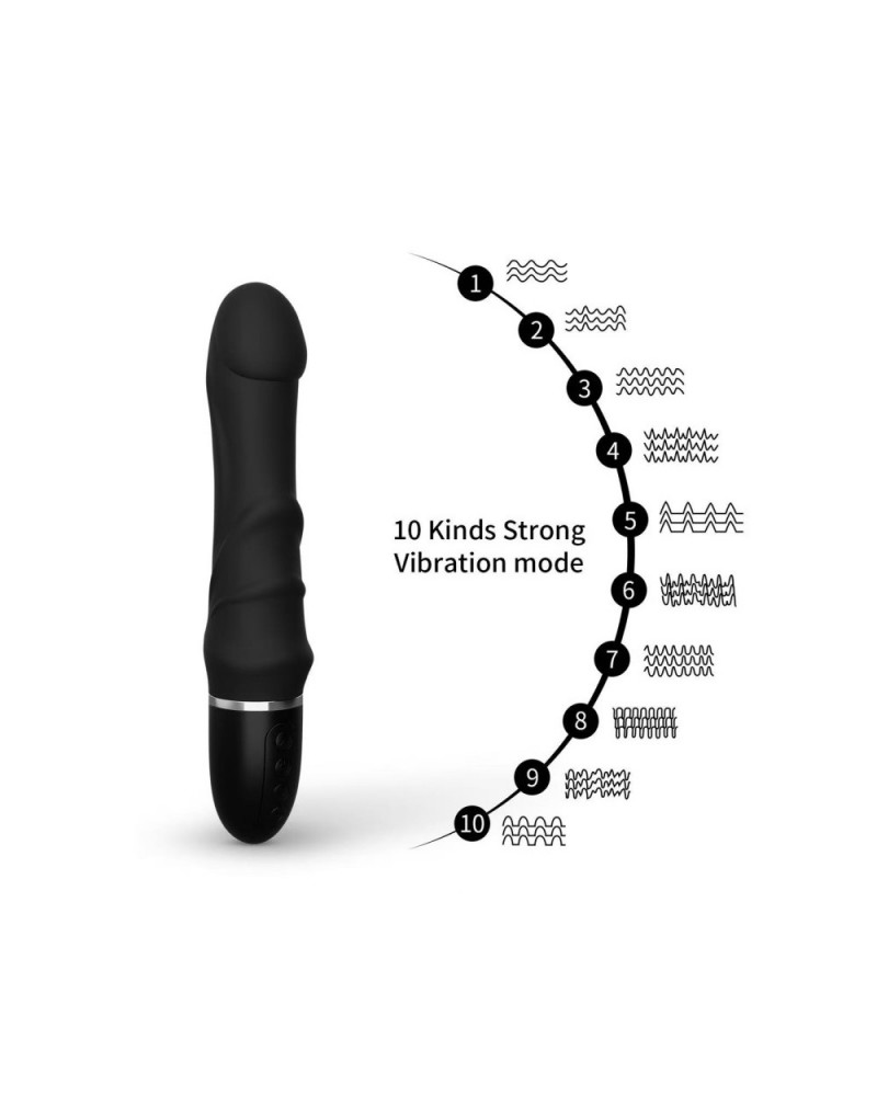 Ophelia's Dream Toys- Louis Vibrator black Ophelia's Dream Toys- Louis Vibrator black