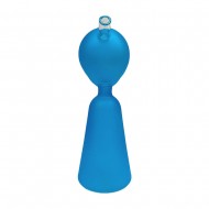 Alien Figure Blue Bong Thick Glass 17cm Alien Figure Blue Bong Thick Glass 17cm