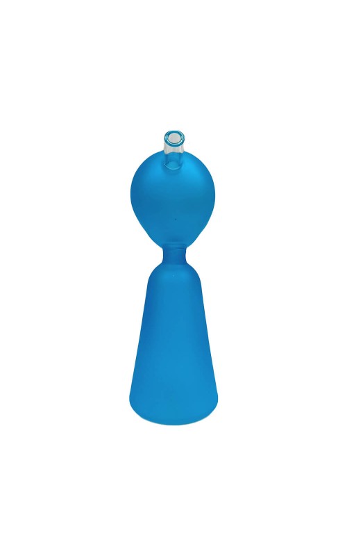 Alien Figure Blue Bong Thick Glass 17cm Alien Figure Blue Bong Thick Glass 17cm