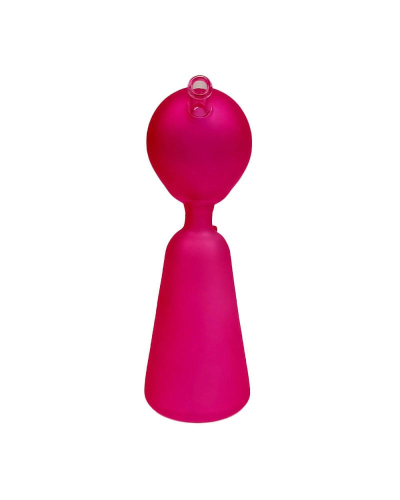 Alien Figure Pink Bong Thick Glass 17cm