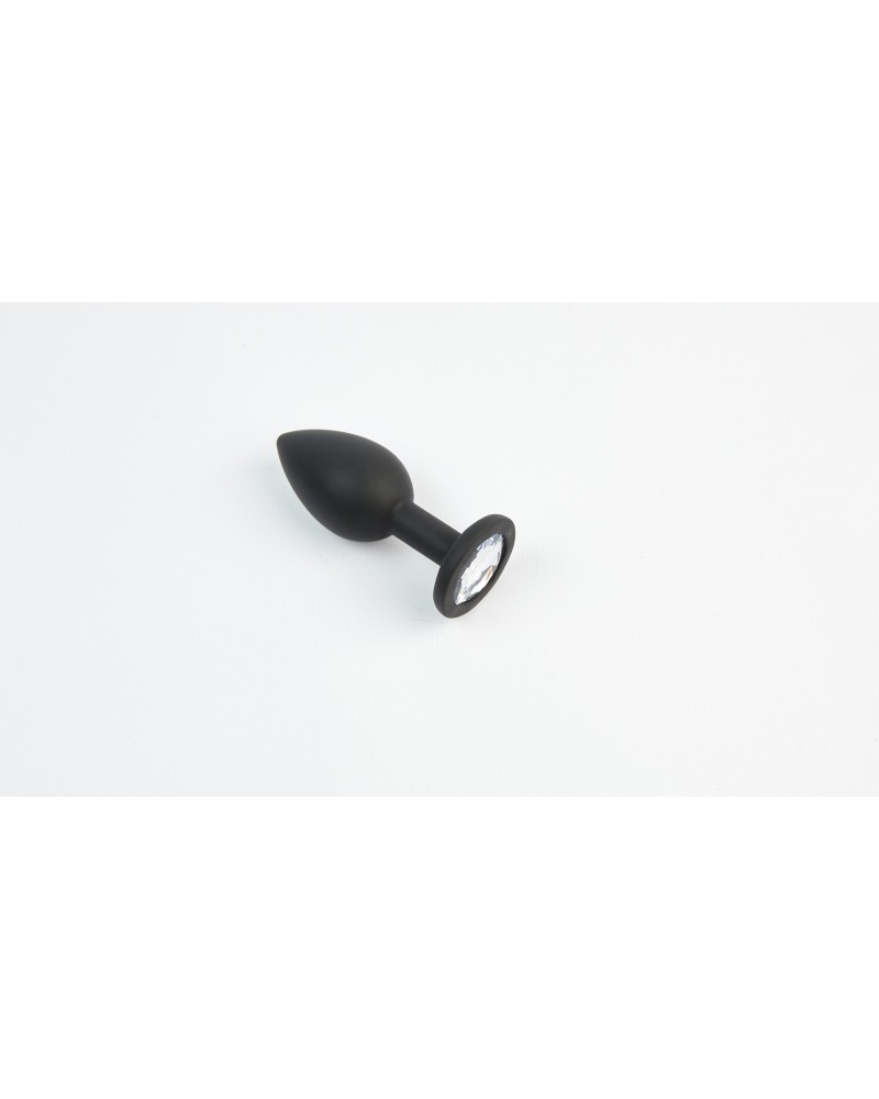 Ophelia's Dream Toys - Black Silicone Anal Plug - Small