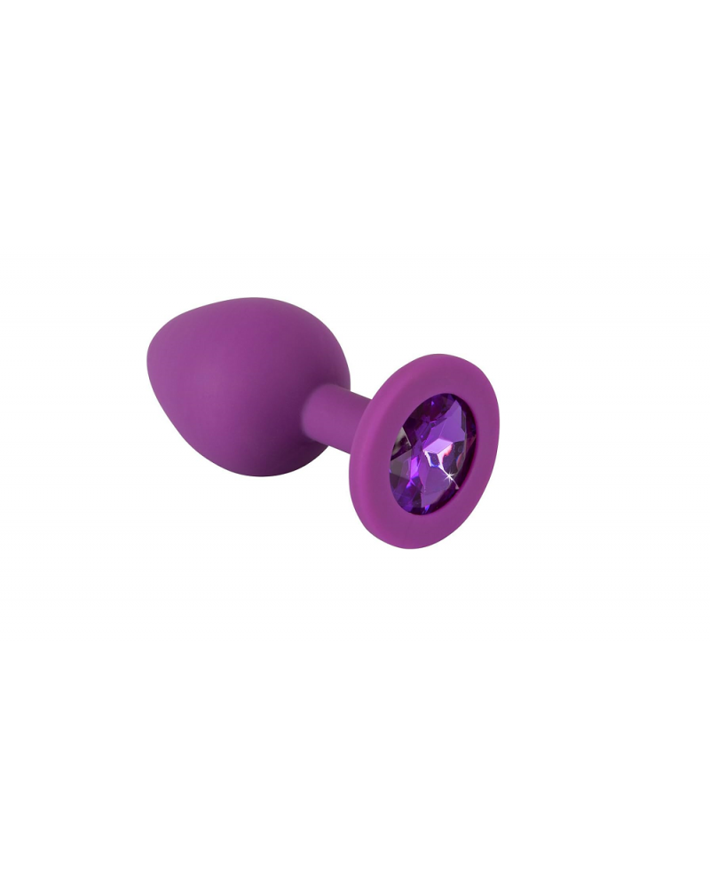 Ophelia's Dream Toys - Purple Silicone Anal Plug - Medium