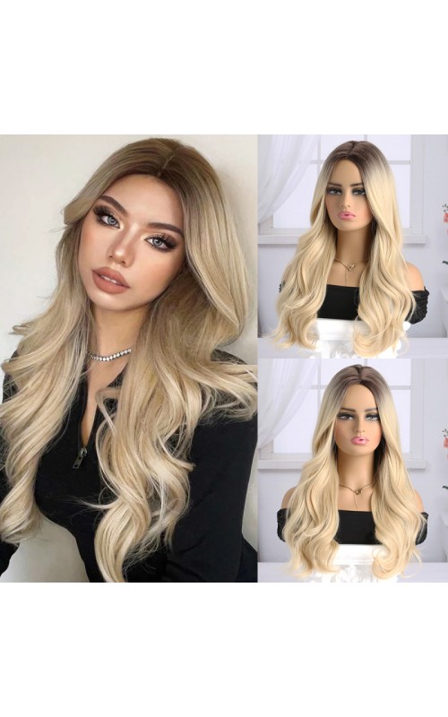 Ophelia's Dream Toys - Blonde Balayage Wavy Hair Wig
