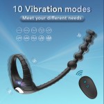 Ophelia's Dream Toys - Vibrating ring with anal beads