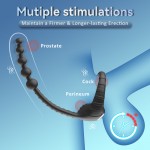 Ophelia's Dream Toys - Vibrating ring with anal beads