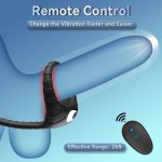 Ophelia's Dream Toys - Vibrating ring with anal beads