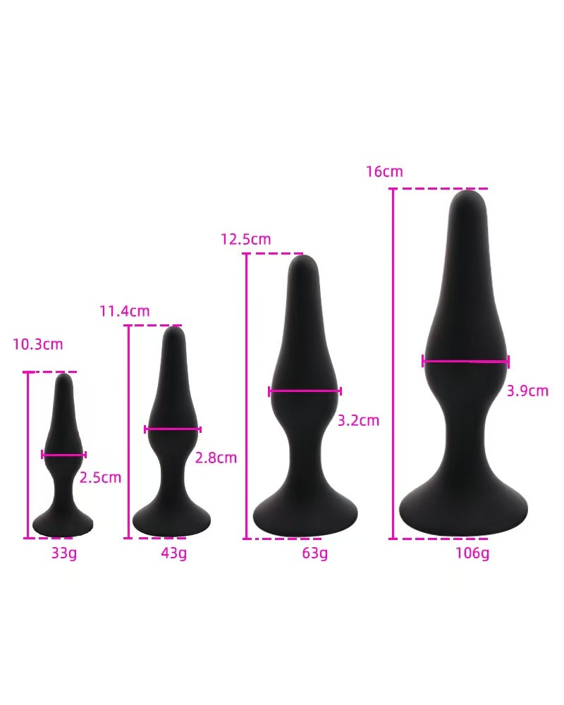Ophelia's Dream Toys - Anal Plug set