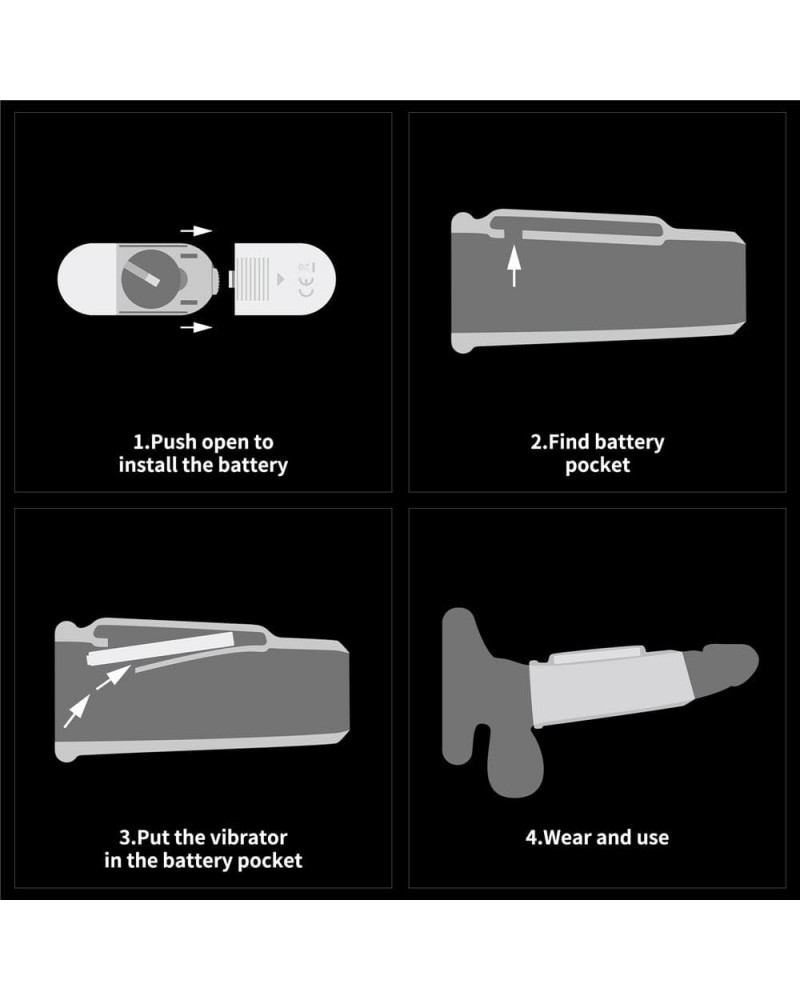 LOVETOY- Vibrating Spiral Knights Ring Blue