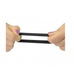 LOVETOY Pack of 3 Penis Ring Power Ring Black