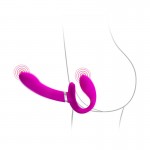 PRETTYLOVE- Valerie Couple Vibe Strapless Strap-on