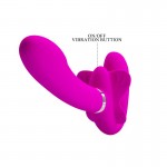 PRETTYLOVE- Valerie Couple Vibe Strapless Strap-on