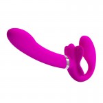 PRETTYLOVE- Valerie Couple Vibe Strapless Strap-on PRETTYLOVE- Valerie Couple Vibe Strapless Strap-on