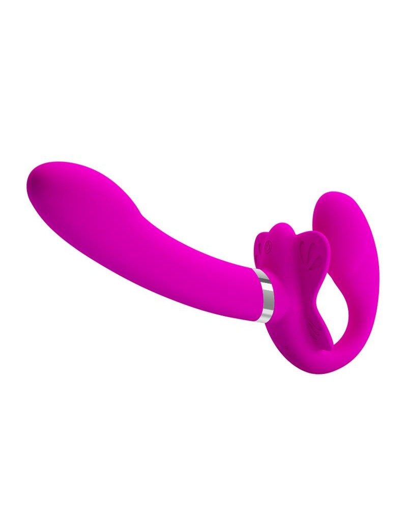 PRETTYLOVE- Valerie Couple Vibe Strapless Strap-on PRETTYLOVE- Valerie Couple Vibe Strapless Strap-on