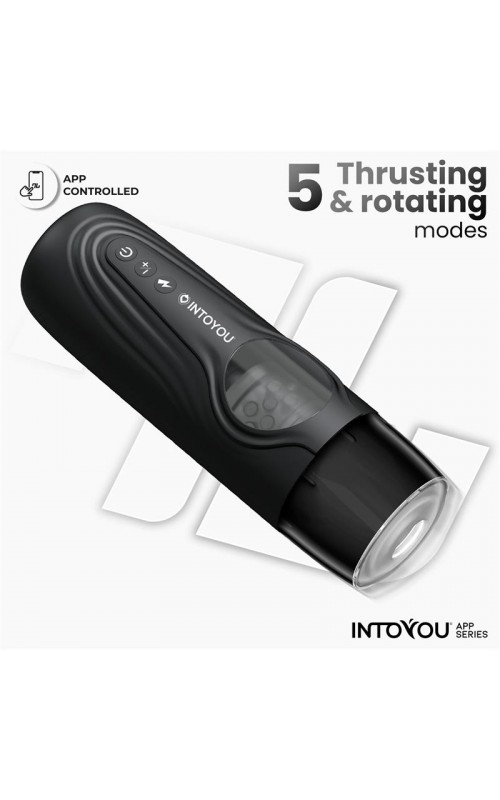 INTOYOU APP SERIES Egor Thrusting and Rotating Male Masturbator with App