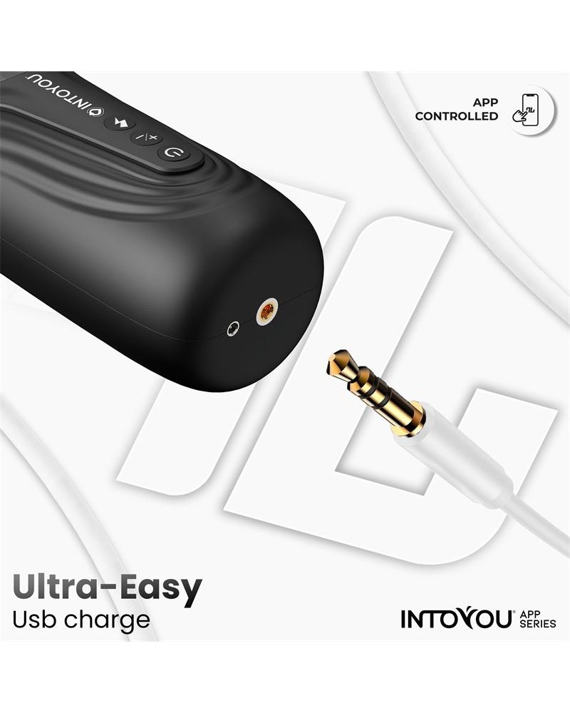 INTOYOU APP SERIES Egor Thrusting and Rotating Male Masturbator with App