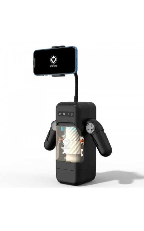 INTOYOU Elon Intelligent Masturbator with Up and Down Movement, Vibration, Heat and Phone Holder