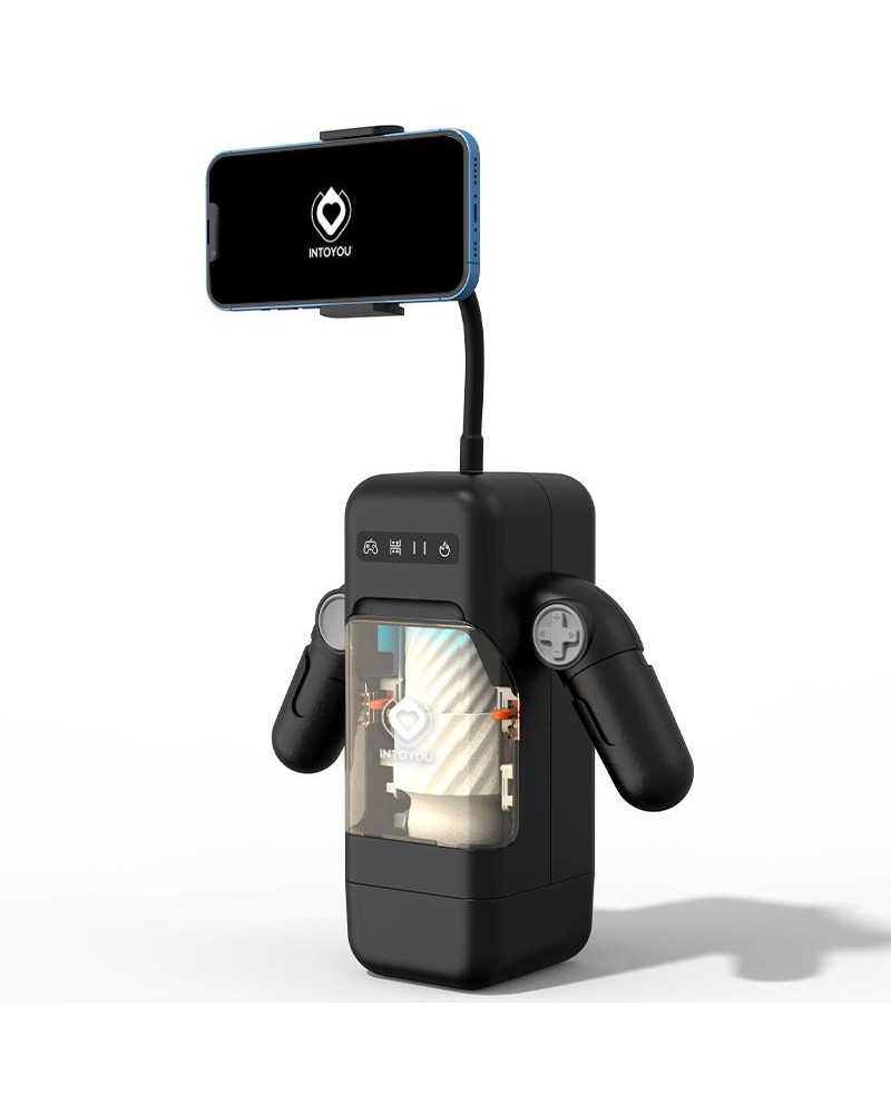 INTOYOU Elon Intelligent Masturbator with Up and Down Movement, Vibration, Heat and Phone Holder