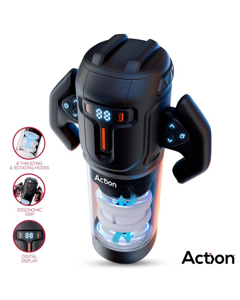ACTION Zyon Advance Automatic Thrusting and Rotating Masturbator