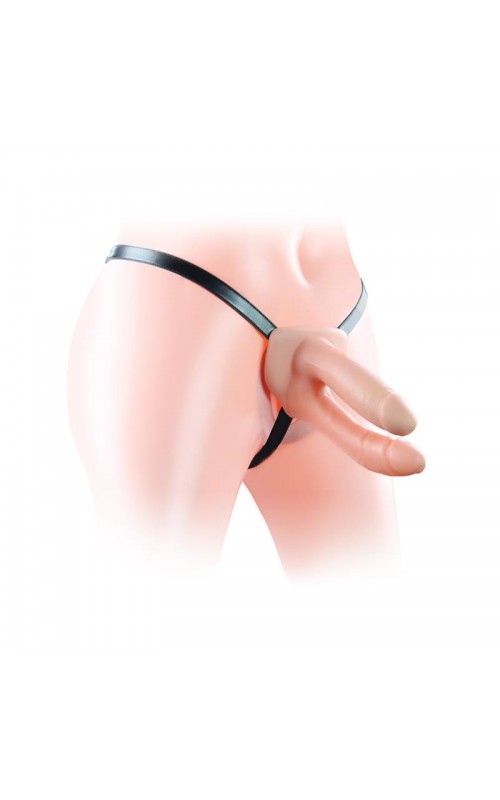 LOVETOY- Harness Double Hollow Dildo