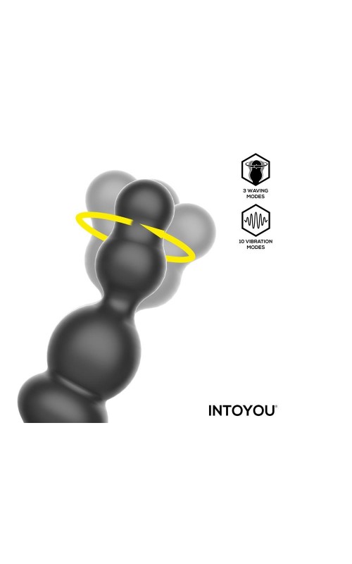 INTOYOU Klark Vibrating and Waving Butt Plug with Remote