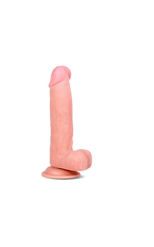 LIKETRUE Slidy Realistic Dildo Dual Layer Retractable and Adjustable 8"