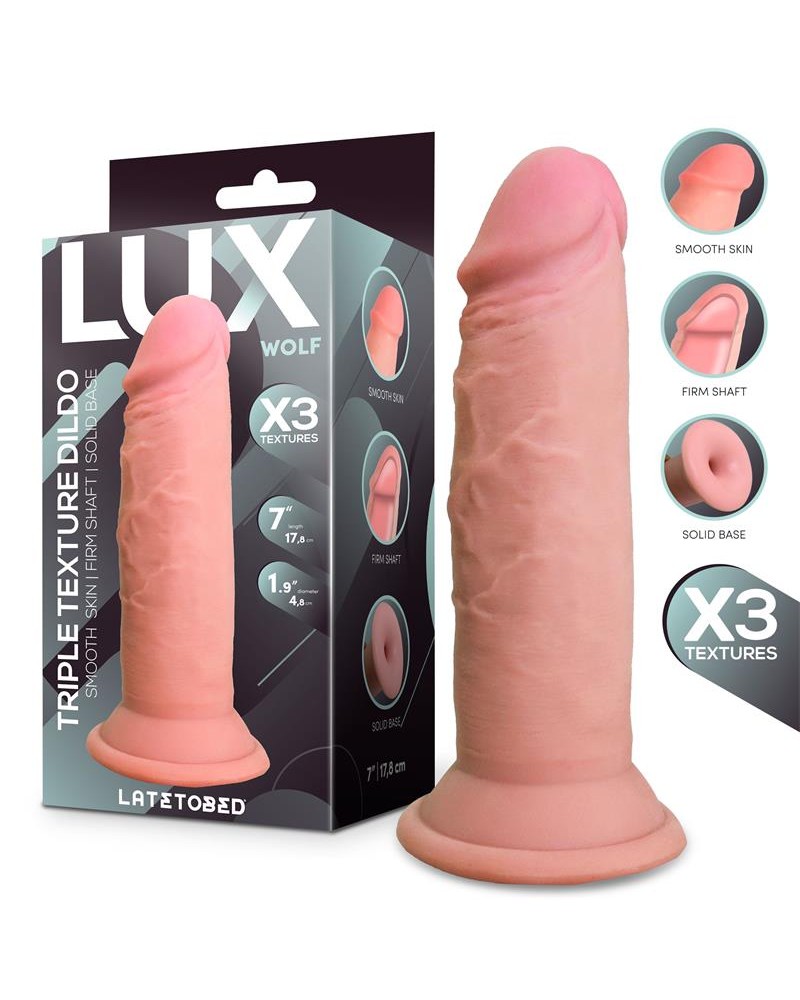 Wolf Triple Density Dildo 7" Wolf Triple Density Dildo 7"