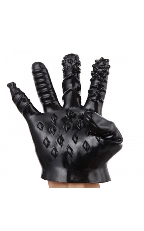 Ophelia's Dream Toys - Silicone flirting multi-textured gloves 